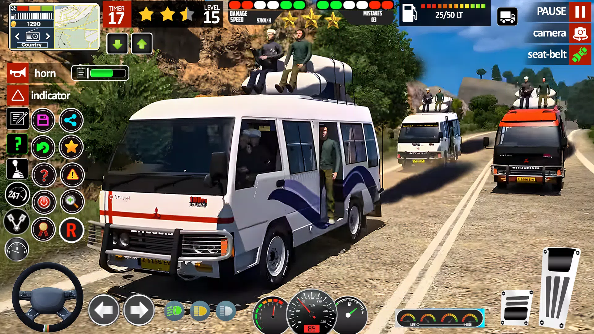 Mini Bus Game: Bus Driving 3D Captura de pantalla 2