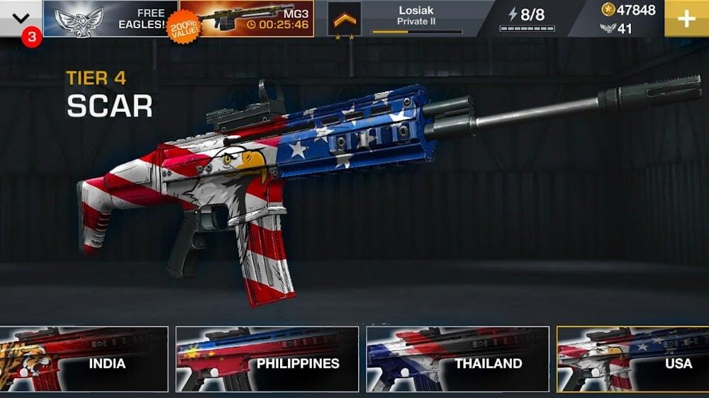 Gun 2. 反恐战。3D射击游戏。狙击手。应用截图第2张
