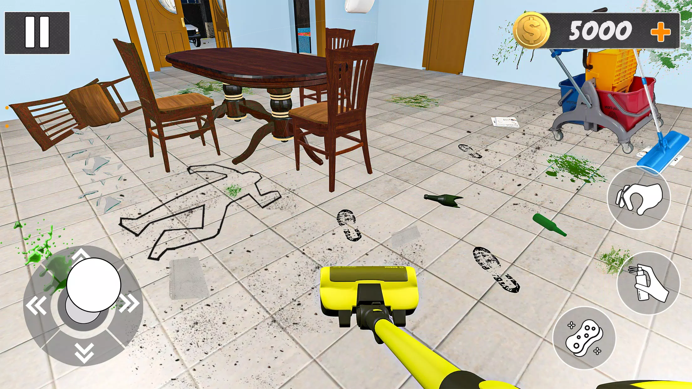 Murder Evidence Cleaner Games Captura de tela 0