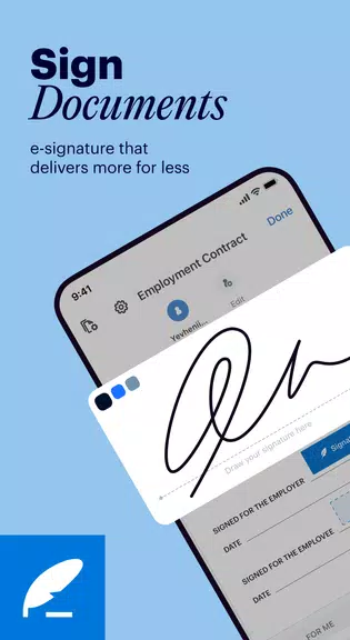 signNow Elektronische Signatur Screenshot 0