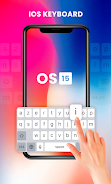 Keyboard iOS 16 : iOS Keyboard ภาพหน้าจอ 0