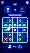 Schermata Tic Tac Toe Glow - Xs and Os 1