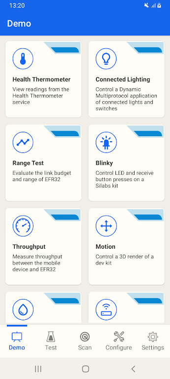 EFR Connect BLE Mobile App স্ক্রিনশট 0