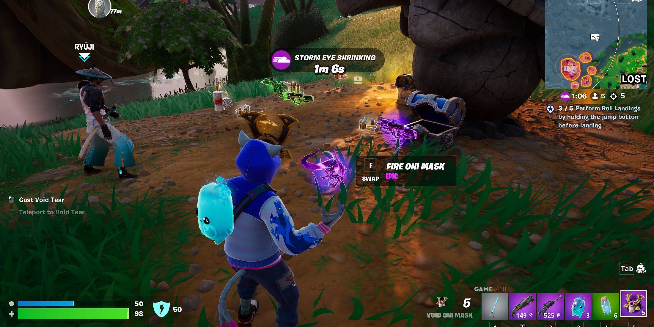 Fortnite oni面具