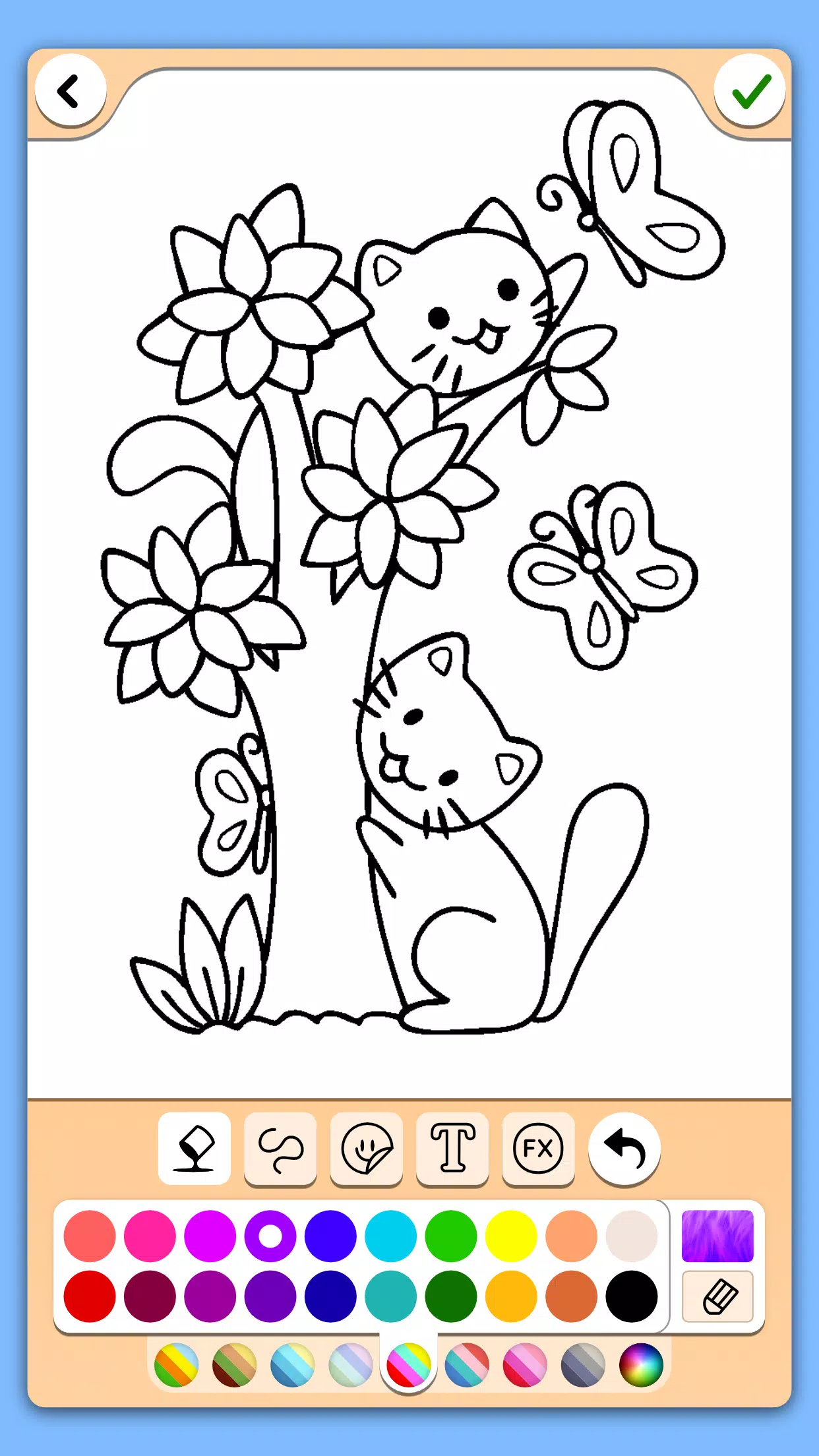 Coloring for girls and women Schermafbeelding 2