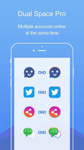 Dual Space Pro -Multi Accounts Screenshot 1