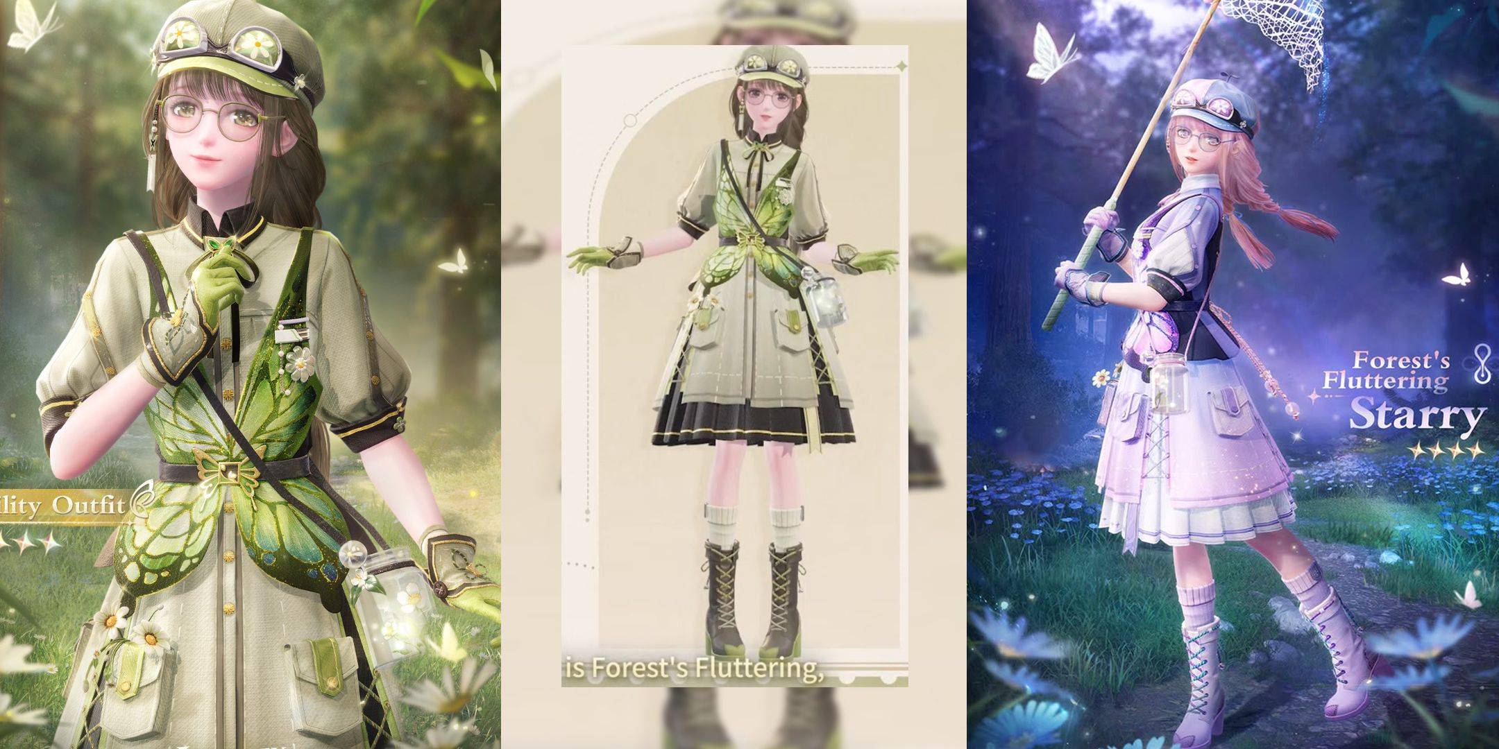 Afternoon Shine Outfit Evolution