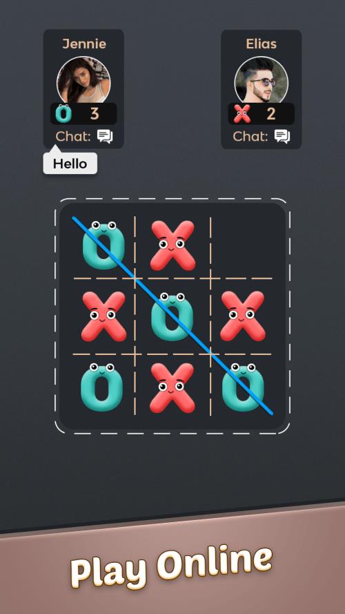 Tic Tac Toe Emoji應用截圖第0張