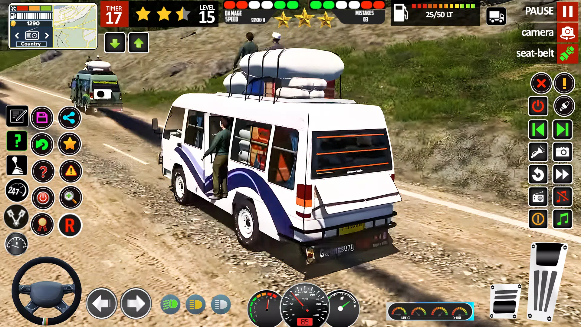 Mini Bus Game: Bus Driving 3D Captura de pantalla 0