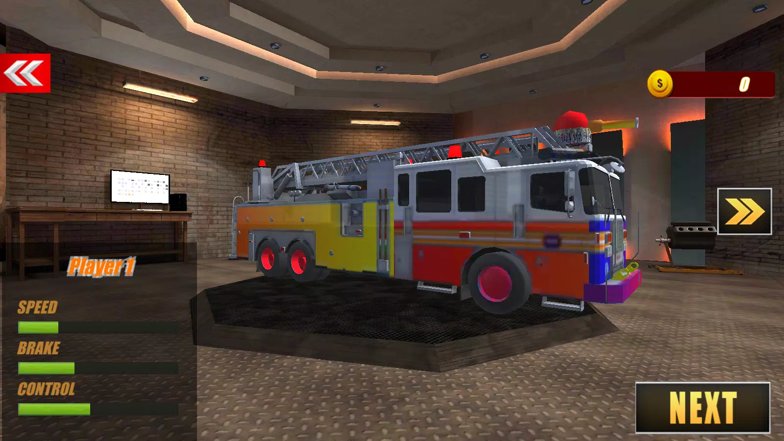 Fire Truck Simulator Rescue Captura de pantalla 0