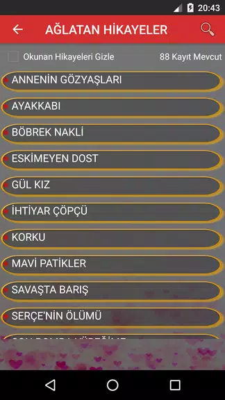 Ağlatan Hikayeler Capture d'écran 2