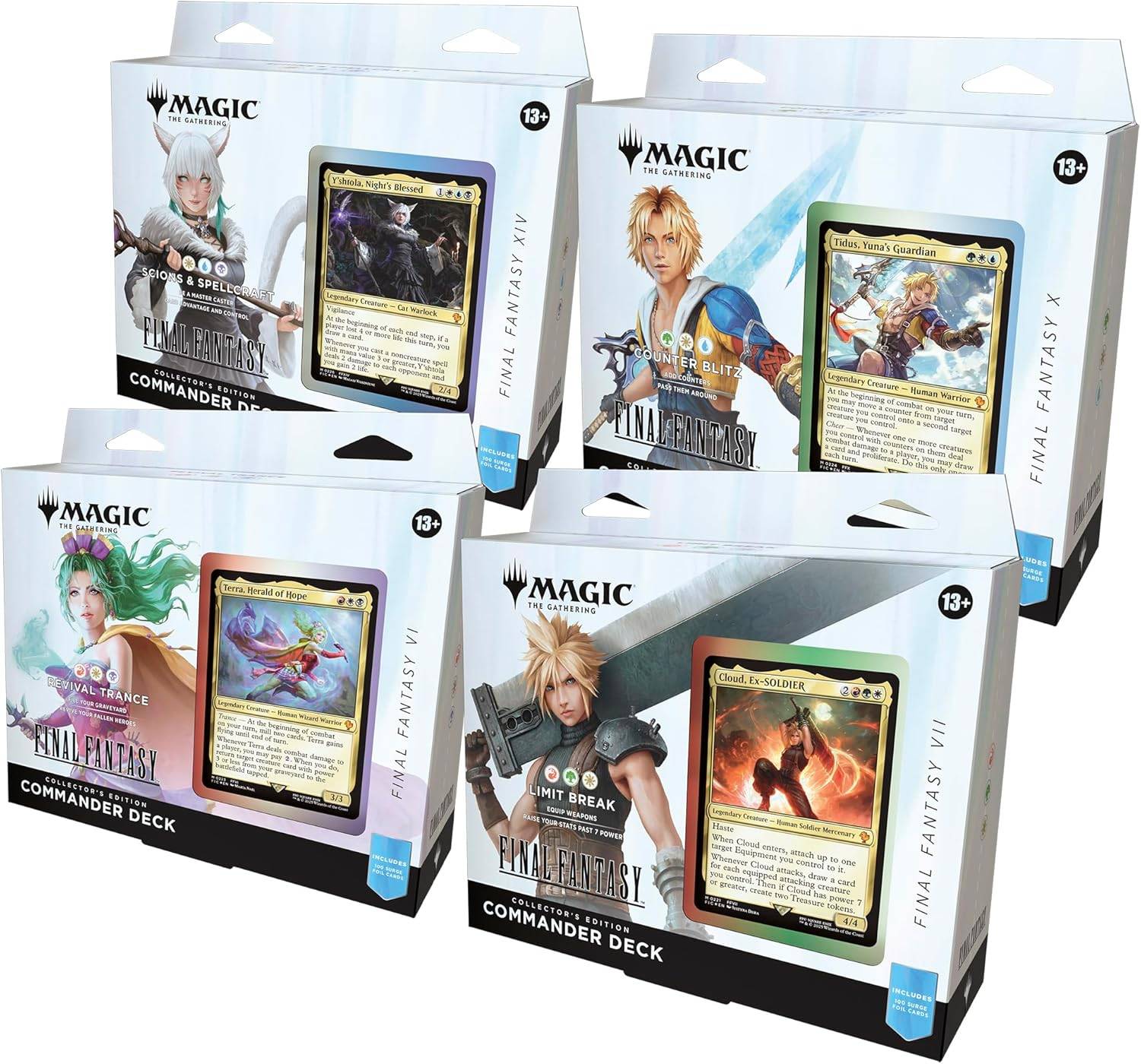 Magic: The Gathering - Final Fantasy Collector's Edition Commander Deck Bundle