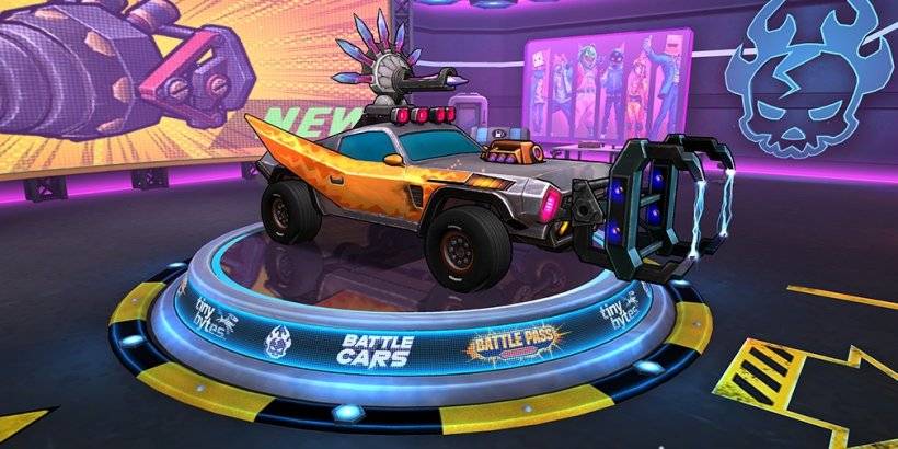 Battle Cars intense multiplayer action