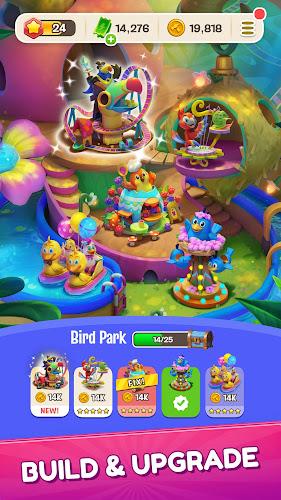 Thrill Match: Theme Park Games Captura de pantalla 1