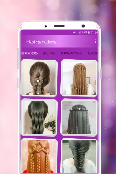 Hairstyles Step by Step Videos Screenshot 0