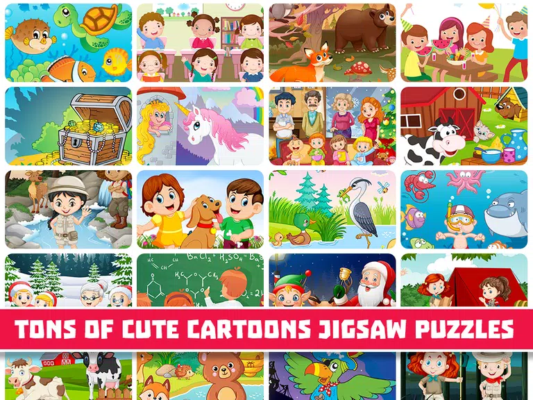 Princess Jigsaw Puzzles Kids Ekran Görüntüsü 0