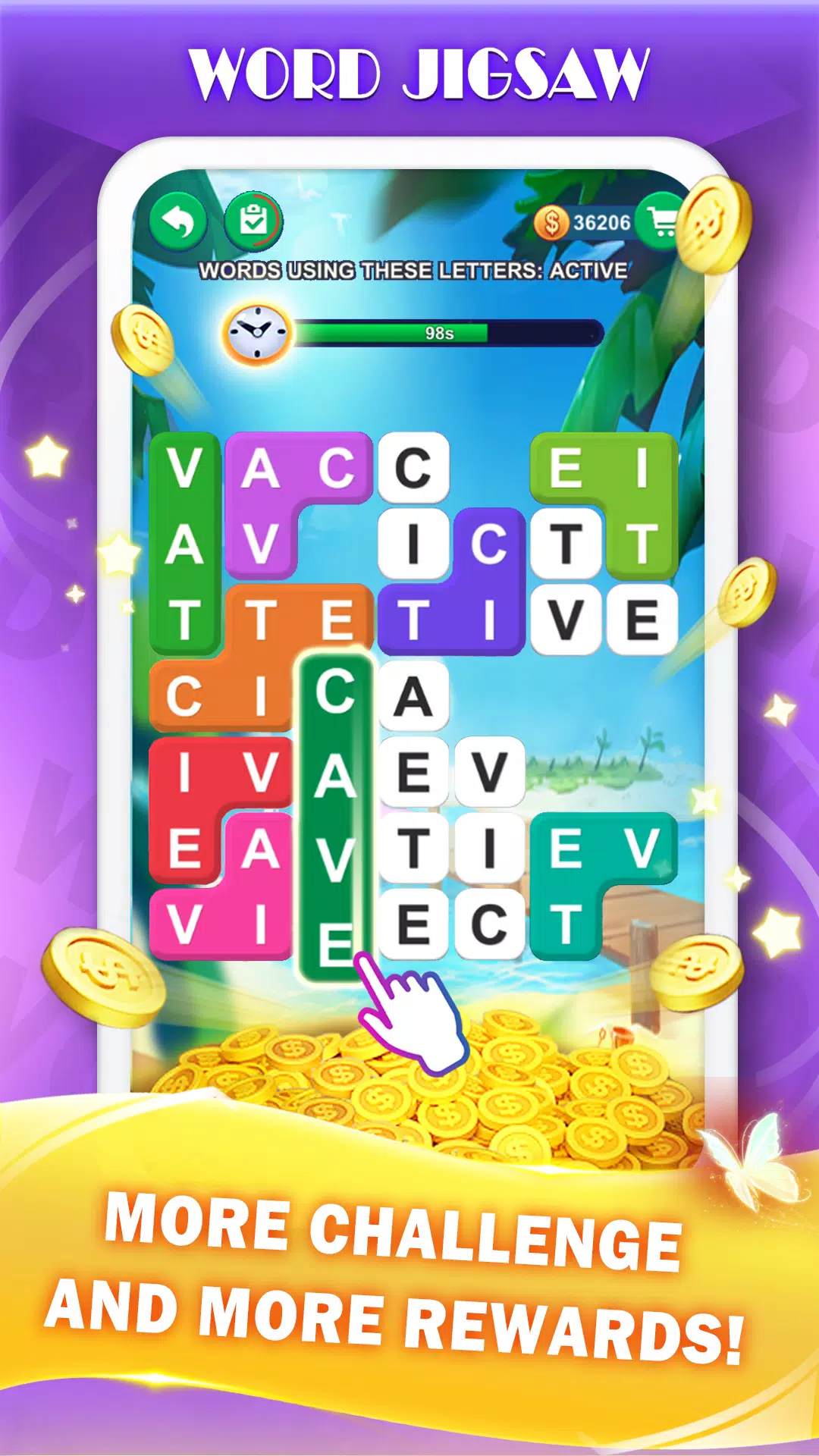 Word Jigsaw Puzzle Capture d'écran 1