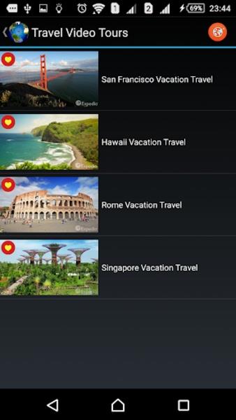 Travel Video Tours應用截圖第2張
