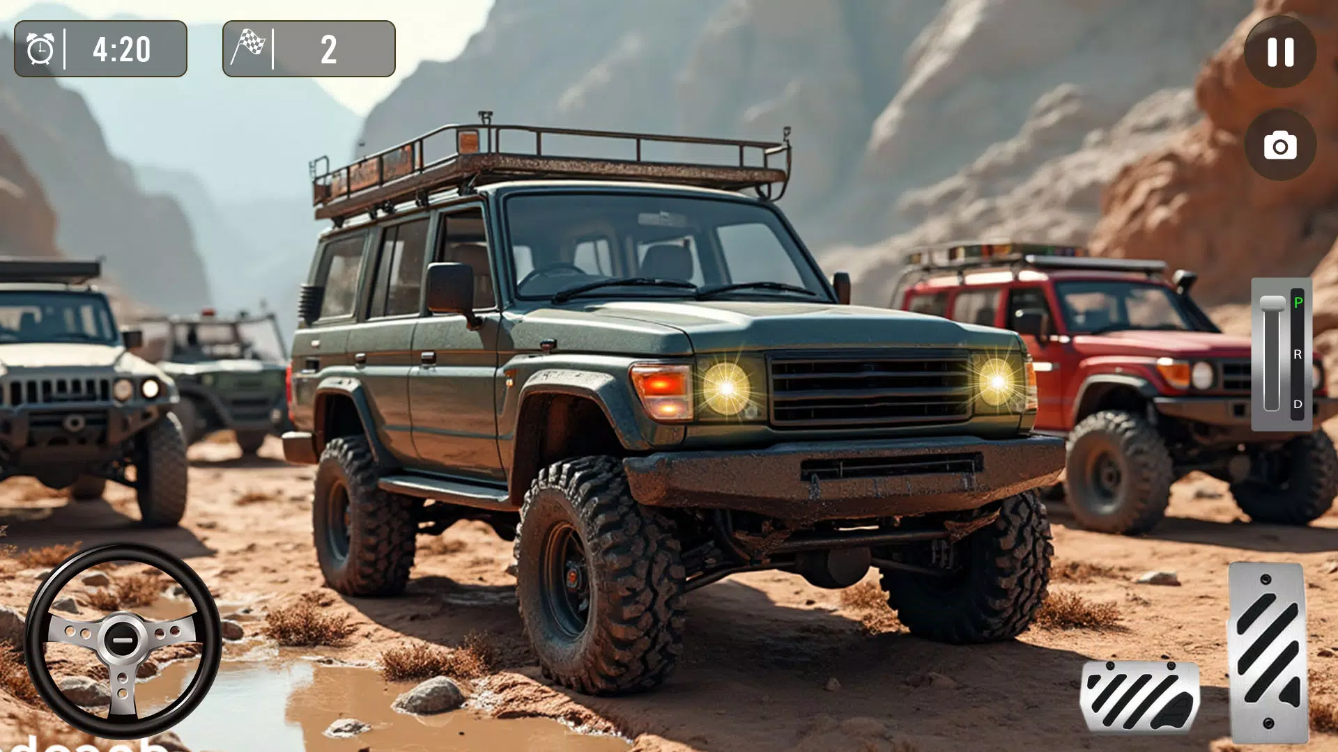 Toyota Land Cruiser Prado Game Captura de pantalla 1