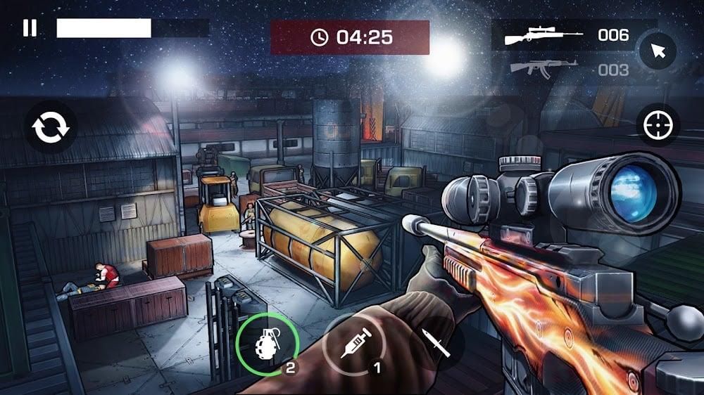 Gun 2. 反恐战。3D射击游戏。狙击手。应用截图第1张