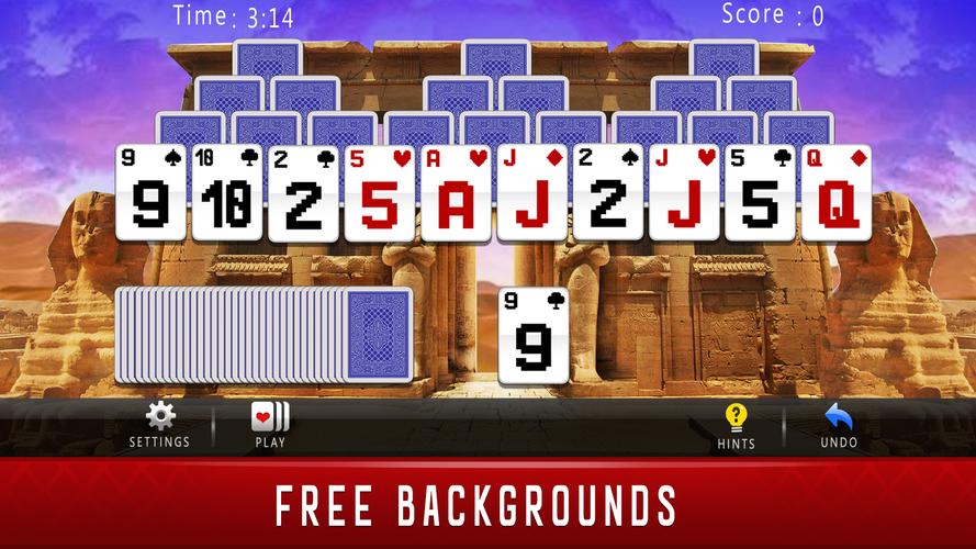TriPeaks Solitaire Classic ဖန်သားပြင်ဓာတ်ပုံ 1