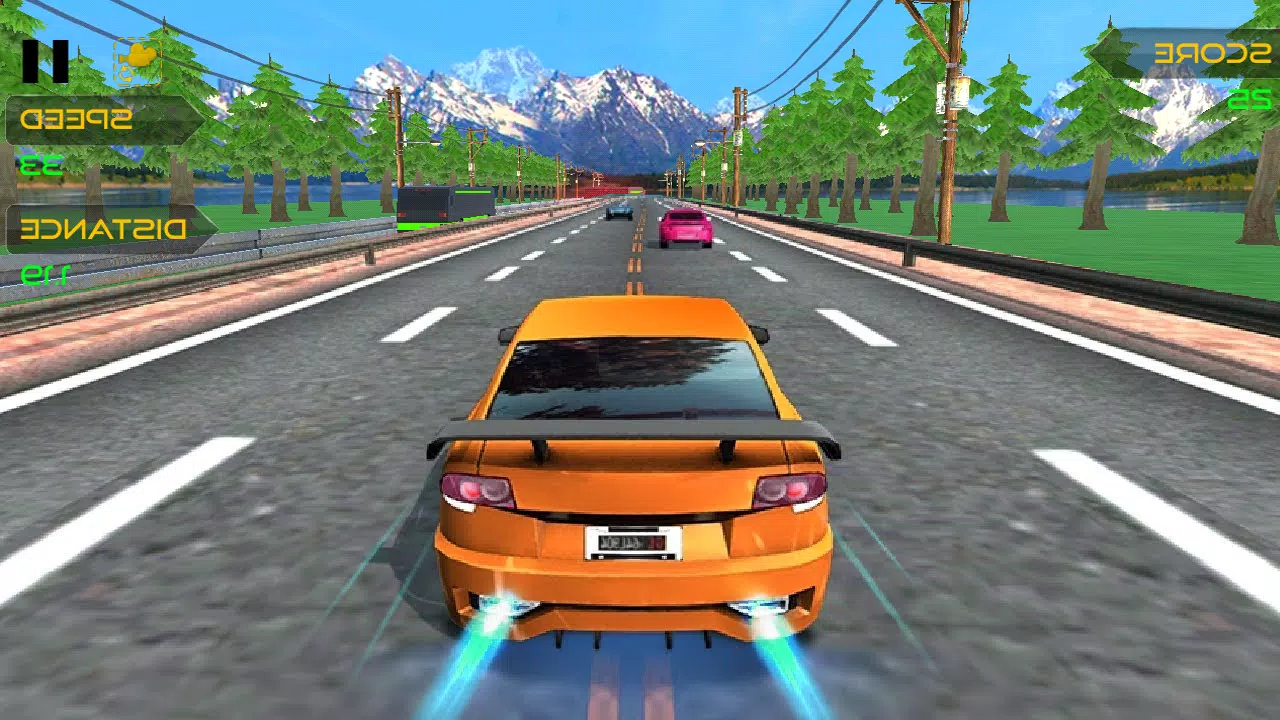 Highway Traffic Drift Cars Racer 스크린샷 2