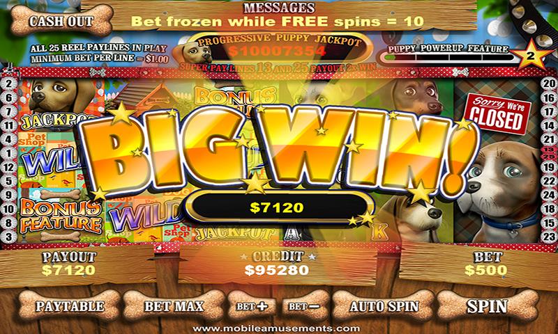Pet Store Puppies Slots Tangkapan skrin 3