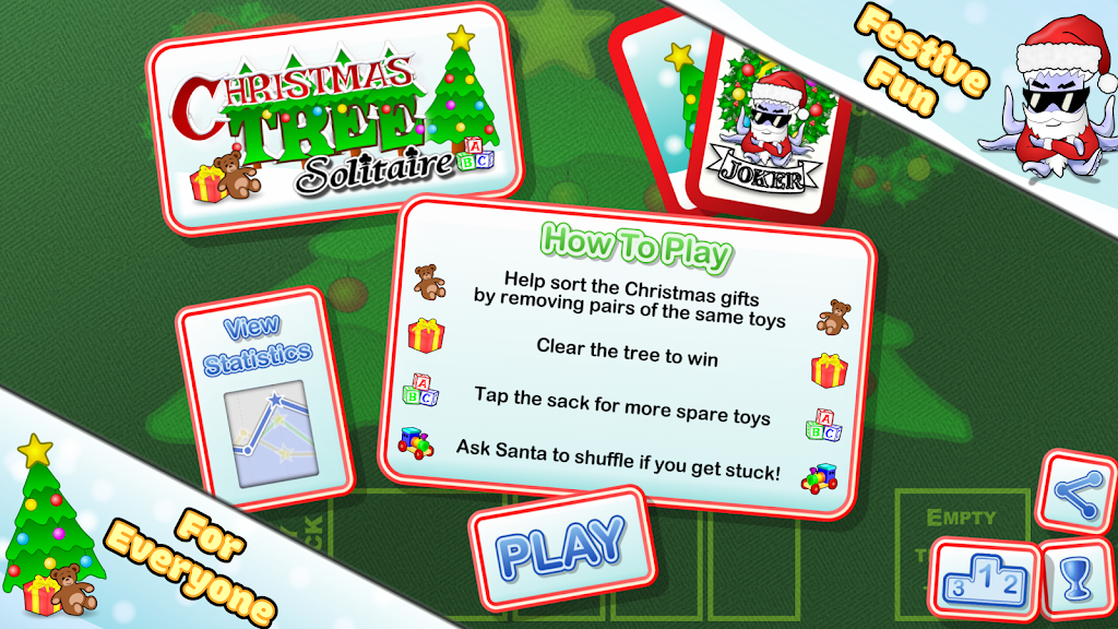 Christmas Tree Solitaire स्क्रीनशॉट 3