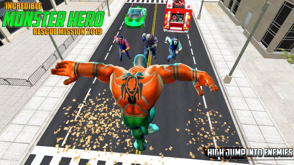 Incredible Monster Superhero Crime City 2018 ဖန်သားပြင်ဓာတ်ပုံ 1