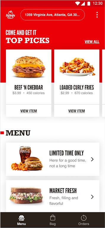 Arby's Fast Food Sandwiches应用截图第0张
