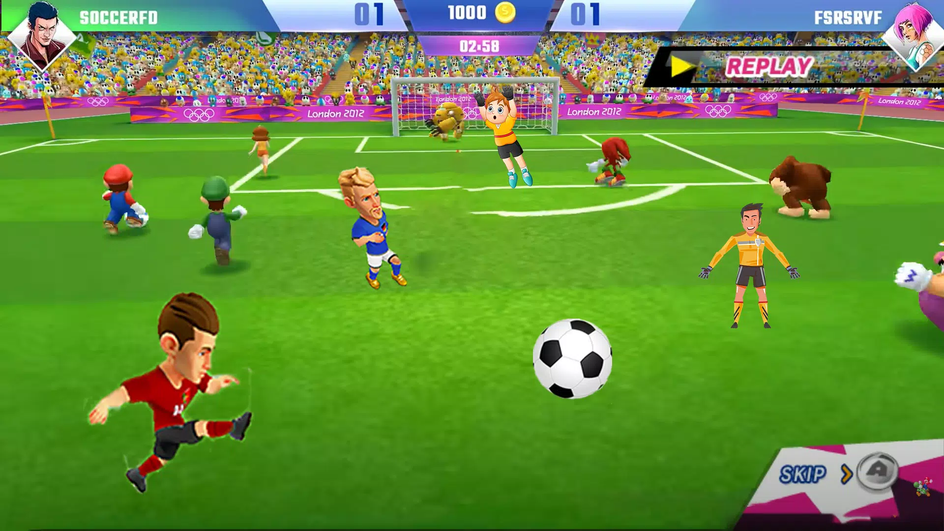 Mini Football Games Offline Captura de pantalla 3