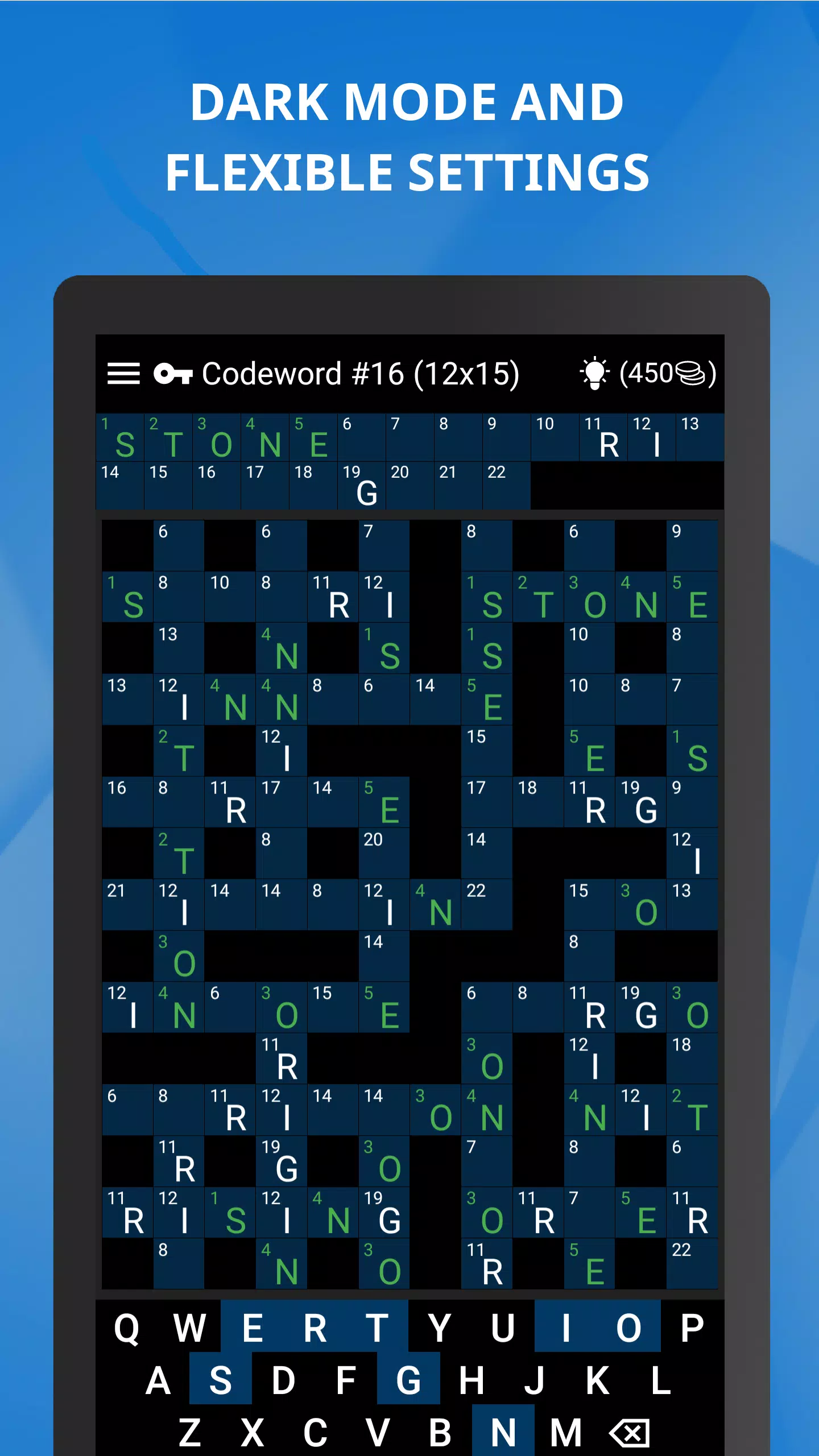 Keywords — Codeword Puzzle Captura de pantalla 2