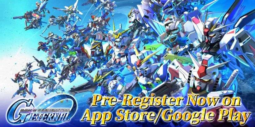Pré-inscrit maintenant pour SD Gundam G Génération Eternal: Collectez des combinaisons mobiles à partir de 70 titres