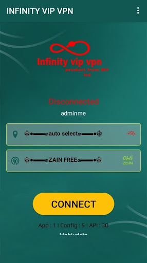 Infinity vip vpn Captura de tela 1