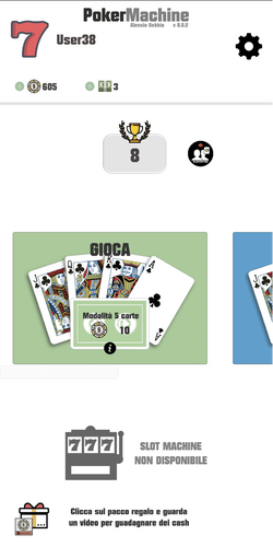Schermata PokerMachine 0