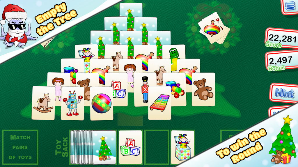 Christmas Tree Solitaire स्क्रीनशॉट 2