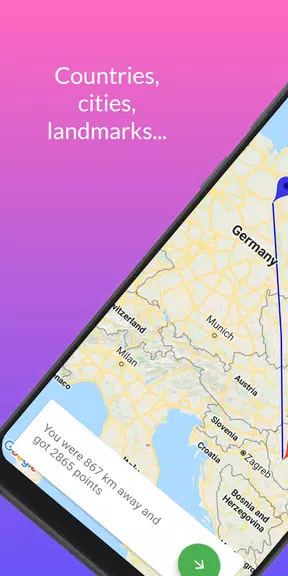GeoQuiz Ekran Görüntüsü 1