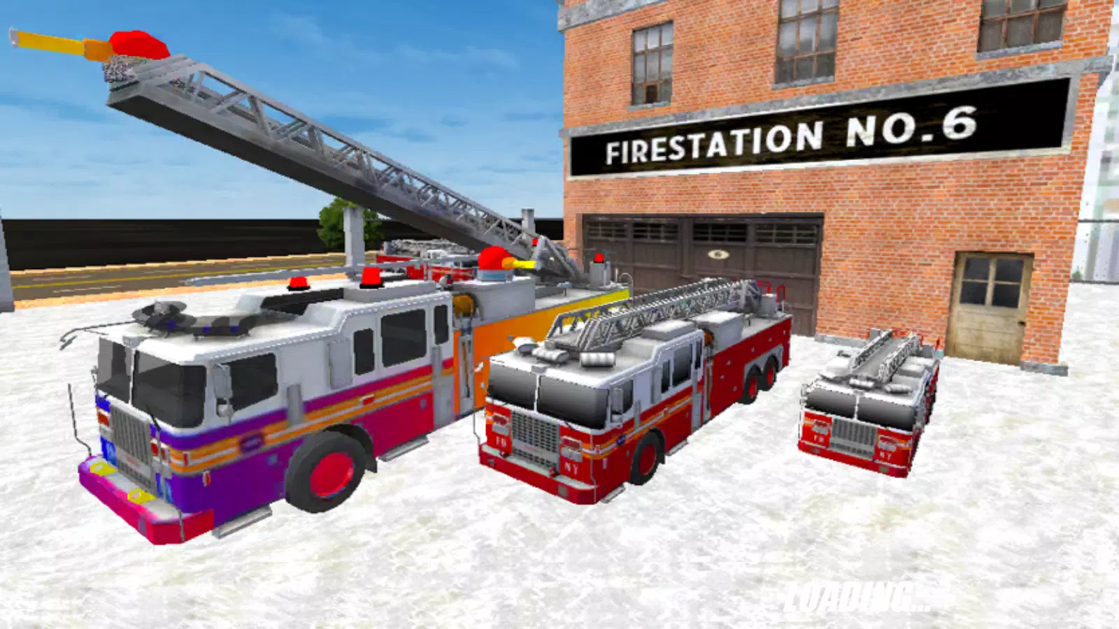Fire Truck Simulator Rescue Captura de pantalla 1