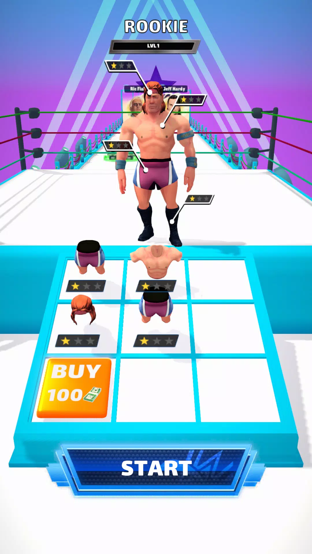 Wrestling Trivia Run Captura de pantalla 2