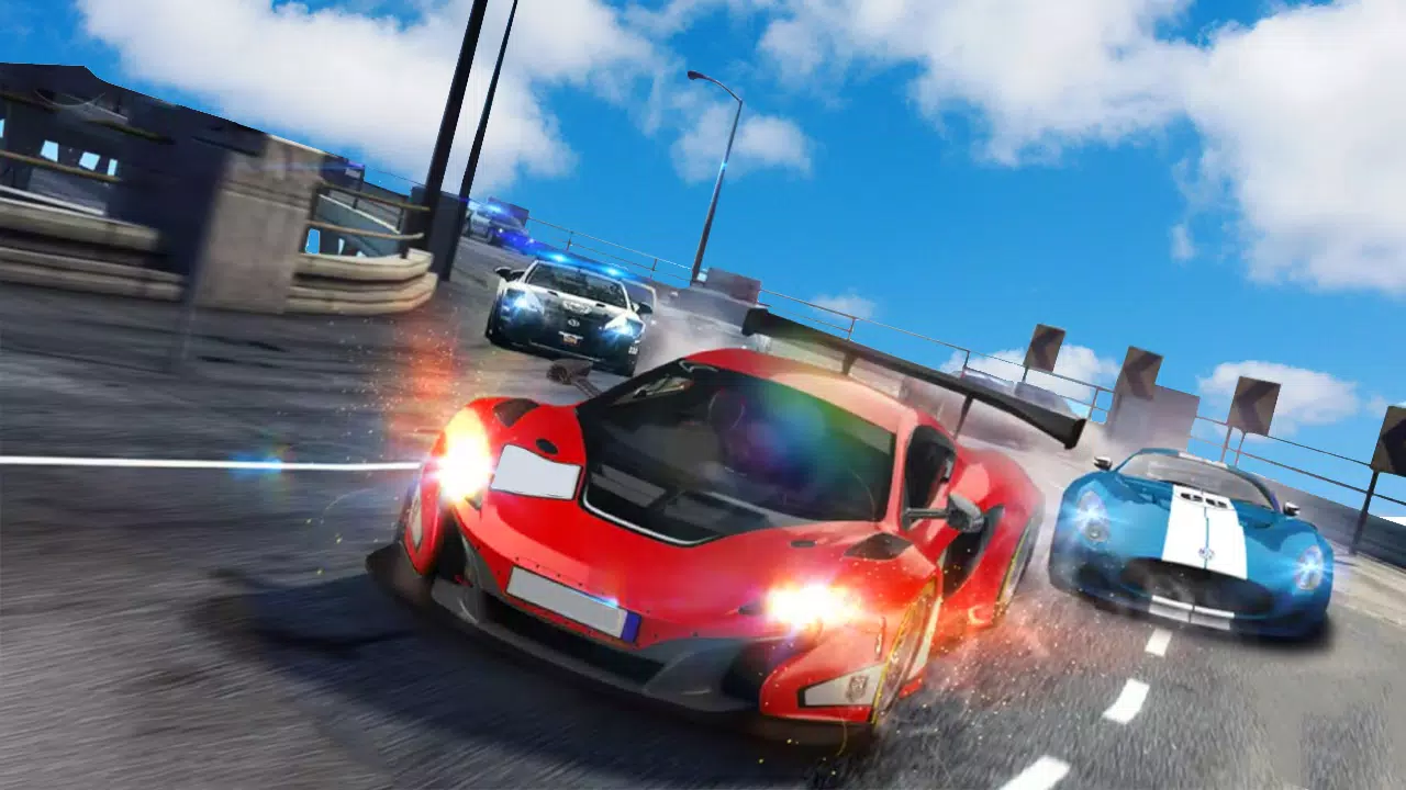 Highway Traffic Drift Cars Racer 스크린샷 1