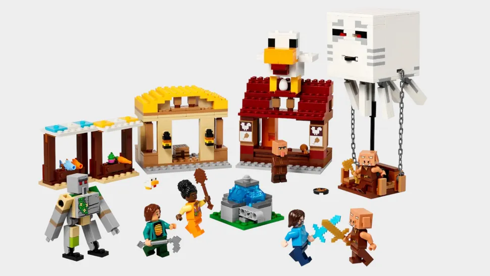 Lego Minecraft Gaster Ballon Village Angriff