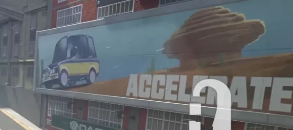 This odd-looking car sparked speculation. Image credit: Nintendo.