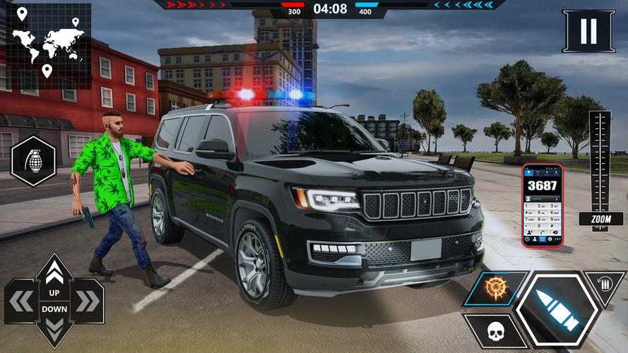 US police Cars Transport truck 스크린샷 0