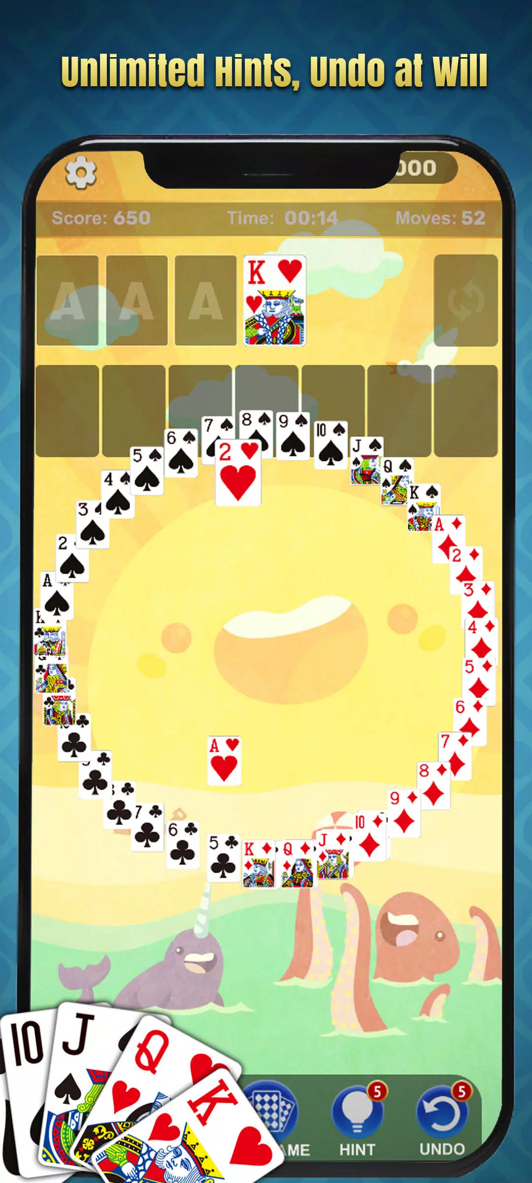 Schermata Solitaire Go: Klondike 2