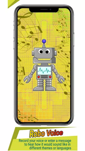 Robot Voice Capture d'écran 0