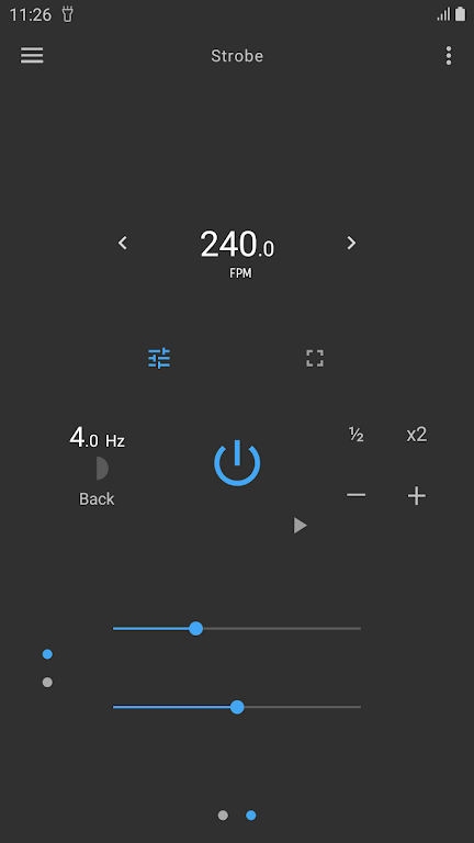 Strobe Tangkapan skrin 1