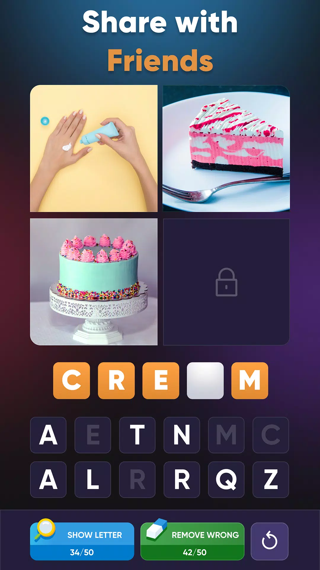 4 Pics Association Word Puzzle应用截图第2张