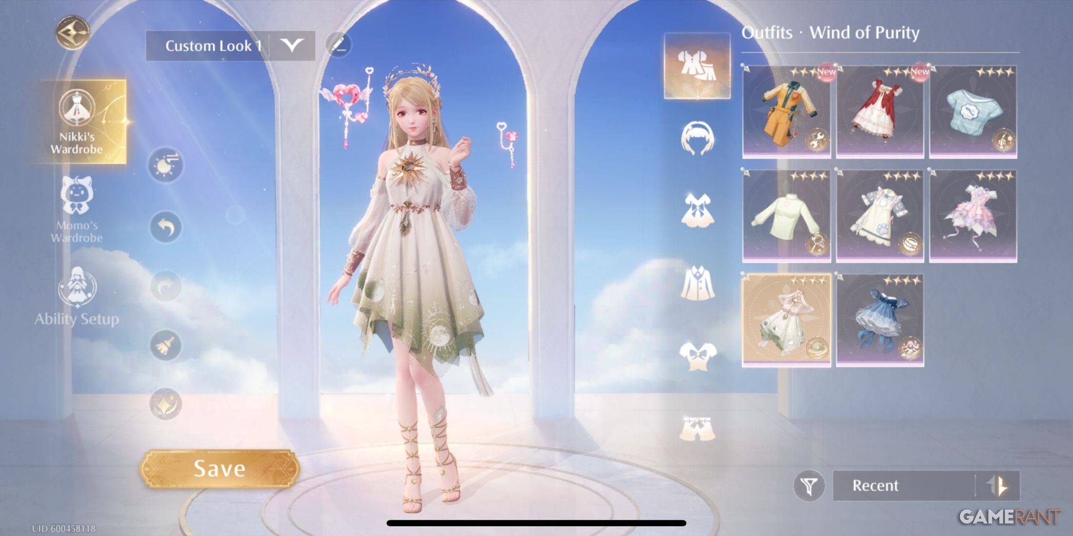 Wind of Purity Outfit