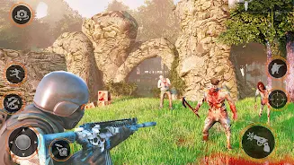 Zombie Games 3D - Gun Games 3D Tangkapan skrin 2