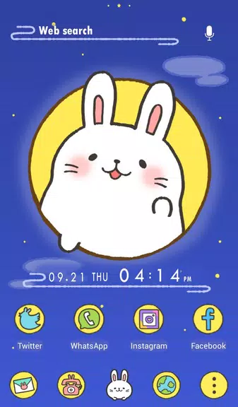 Moon Rabbit Theme Captura de pantalla 0